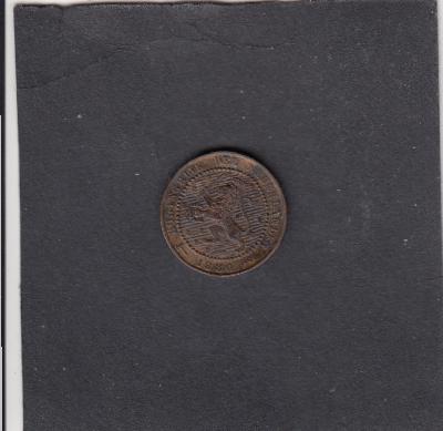 Beschrijving: 1 Cent WILLEM III